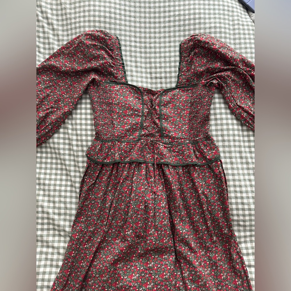 Christy Dawn Narcissa Dress in Evergreen Apple Harvest - Picture 6 of 6